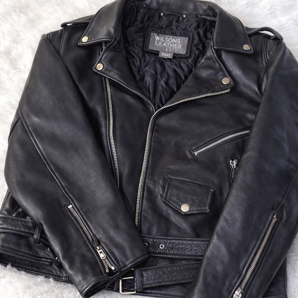 Wilsons Leather Black Performance Jacket